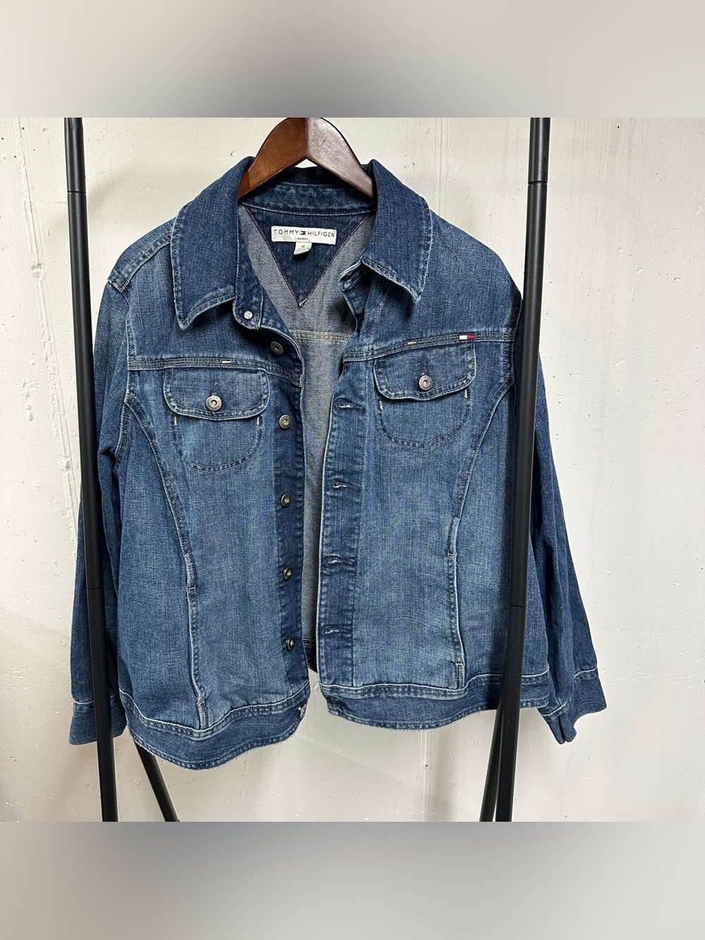 Tommy Hilfiger Classic Dark Blue Denim Jacket